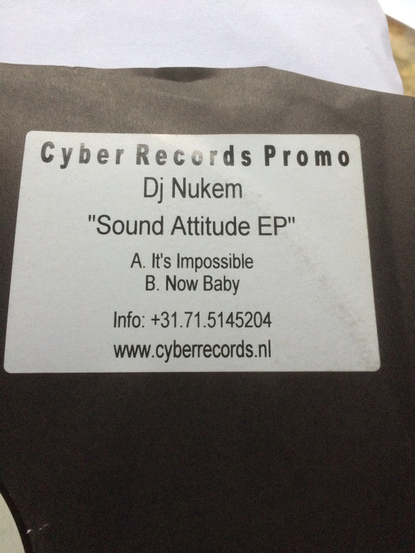 DJ Nukem : Sound Attitude EP (12