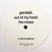 Load image into Gallery viewer, Genelab : Out Of My Head (The Mixes) (2x12&quot;, Promo)
