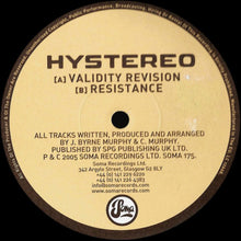 Load image into Gallery viewer, Hystereo : Validity Revision (12&quot;)
