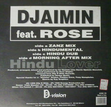 Load image into Gallery viewer, Djaimin Feat. Rose : Hindu Lover (2x12&quot;)
