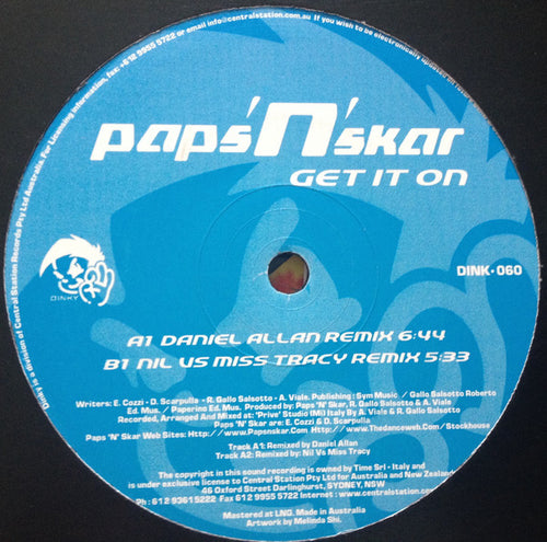 Paps N Skar : Get It On (12