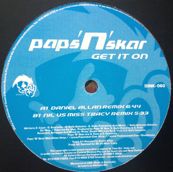Paps N Skar : Get It On (12