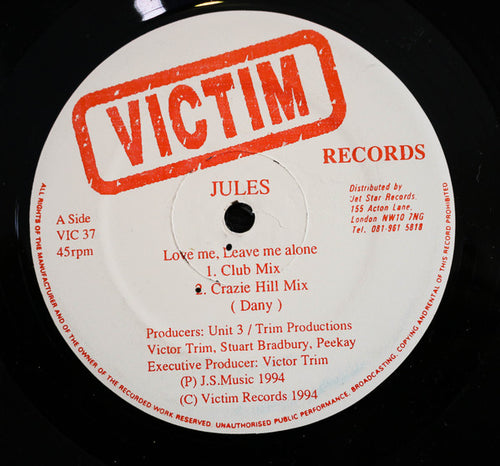 Jules (5) : Love Me, Leave Me Alone (12