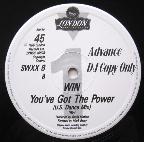 Win : You've Got The Power (12