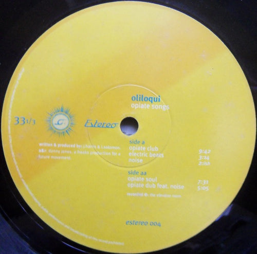 Oliloqui : Opiate Songs (12