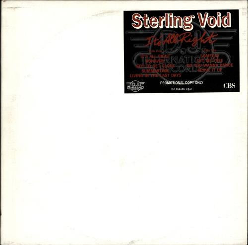 Sterling Void : It's All Right (LP, Album, Promo)