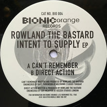 Load image into Gallery viewer, Rowland The Bastard : Intent To Supply EP (2x12&quot;, EP)
