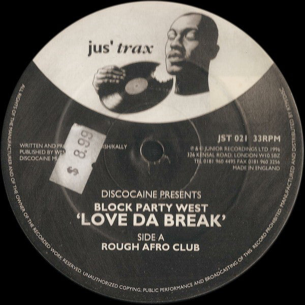 Discocaine Presents Block Party West : Love Da Break (12