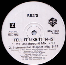 Load image into Gallery viewer, B52&#39;s* : Tell It Like It T-I-Is (12&quot;, Promo)
