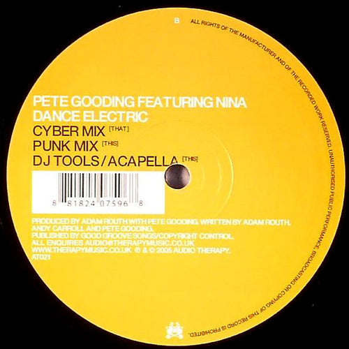 Pete Gooding Featuring Nina (3) : Dance Electric (12