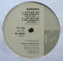 Load image into Gallery viewer, Sandra : (Life May Be) A Big Insanity (12&quot;)
