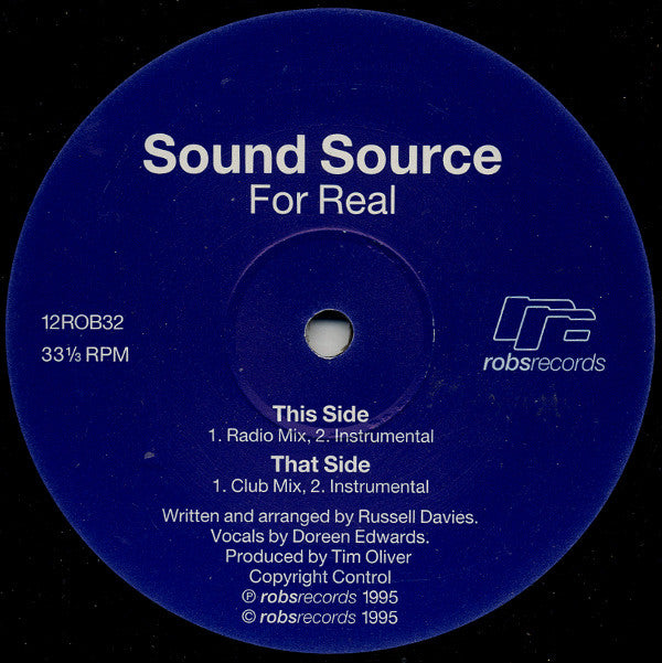 Sound Source (3) : For Real (12
