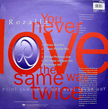 Load image into Gallery viewer, Rozalla : You Never Love The Same Way Twice (12&quot;, Single)
