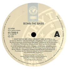 Load image into Gallery viewer, Bomb The Bass : Keep Giving Me Love (12&quot;)
