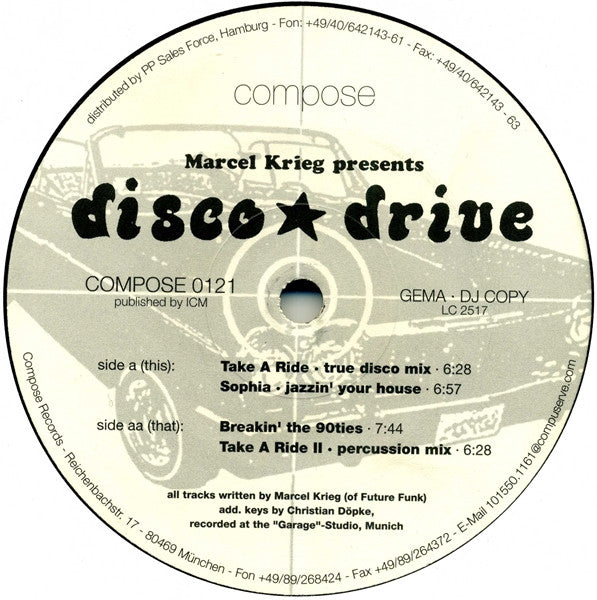 Marcel Krieg : Disco Drive (12