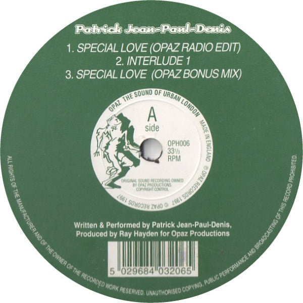 Patrick Jean-Paul-Denis : Special Love (12