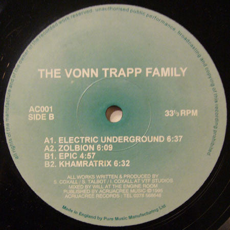 The Vonn Trapp Family : Electric Underground (12