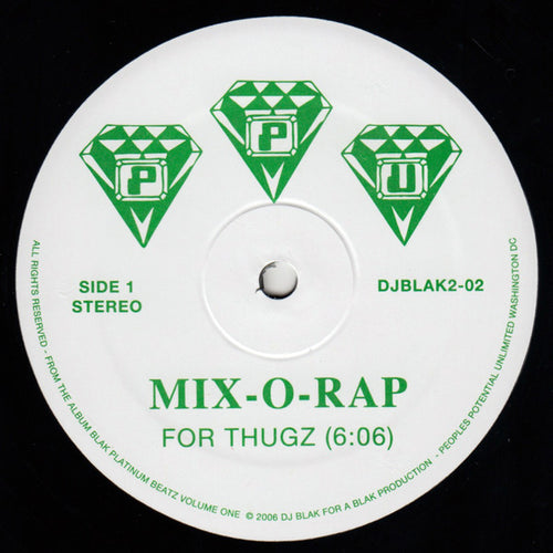 Mix-O-Rap : For Thugz (12