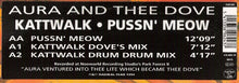 Load image into Gallery viewer, Aura And Thee Dove : Kattwalk / Pussn&#39; Meow (12&quot;)
