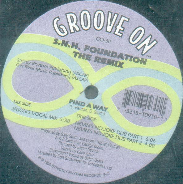 S.N.H. Foundation : Find A Way (The Remix) (12