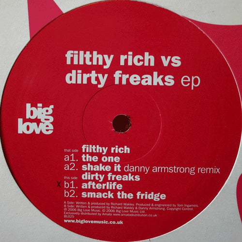 Filthy Rich (6) vs. Dirty Freaks : Filthy Rich vs. Dirty Freaks EP (12