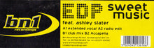 Load image into Gallery viewer, EDP Feat. Ashley Slater : Sweet Music (12&quot;)
