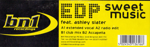 EDP Feat. Ashley Slater : Sweet Music (12