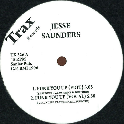 Jesse Saunders : Funk You Up (12