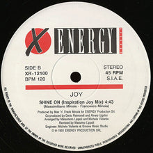 Load image into Gallery viewer, Joy* : Shine On (Remix) (12&quot;)
