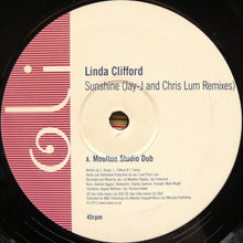 Load image into Gallery viewer, Linda Clifford : Sunshine (Jay-J and Chris Lum Remixes) (12&quot;)
