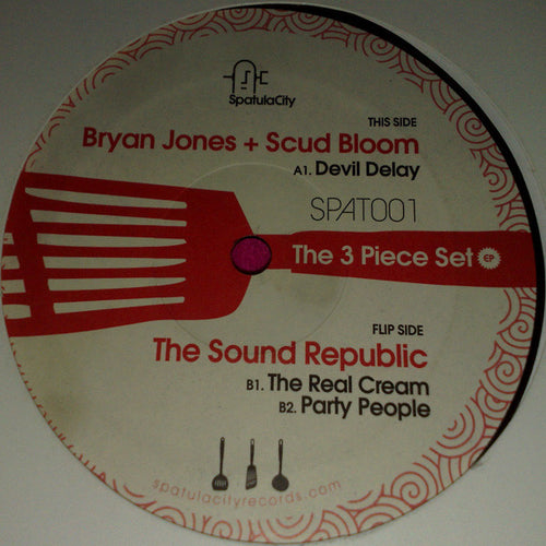 The Sound Republic, Bryan Jones (2) & Scud Bloom : The 3 Piece Set EP (12