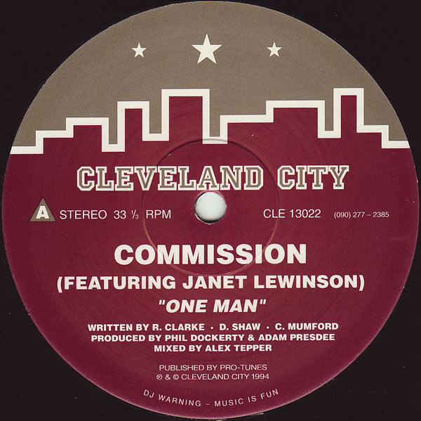 Commission* Featuring Janet Lewinson : One Man (12