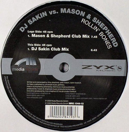 DJ Sakin vs. Mason & Shepherd : Rollin' Bones (12