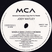 Load image into Gallery viewer, Jody Watley : When A Man Loves A Woman (2x12&quot;, Advance, Promo)
