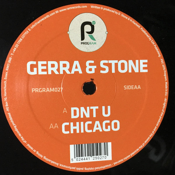 Gerra & Stone : Dnt U / Chicago (12