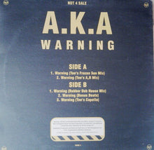 Load image into Gallery viewer, A.K.A* : Warning (Todd Terry Mixes) (12&quot;, Promo)
