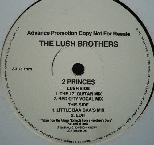 The Lush Brothers : 2 Princes (12