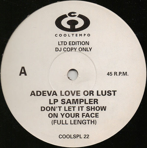 Adeva : Love Or Lust LP Sampler (12
