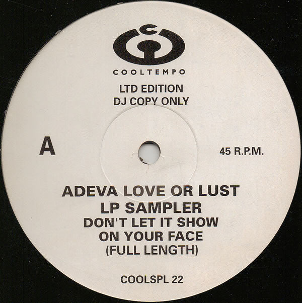 Adeva : Love Or Lust LP Sampler (12