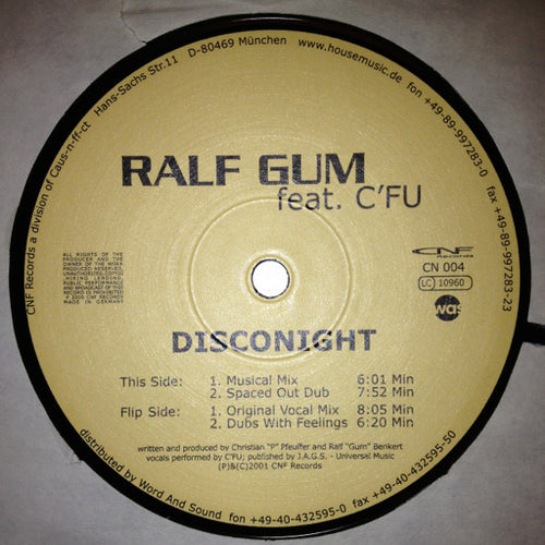 Ralf GUM : Disconight (12
