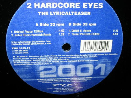 The Lyricalteaser : 2 Hardcore Eyes (12