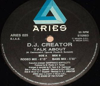 D.J. Creator* : Talk About (12