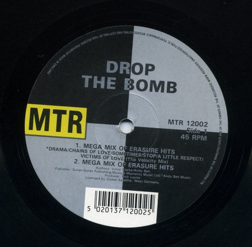 Drop The Bomb : Mega Mix Of Erasure Hits (12