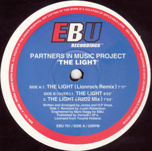 Partners In Music Project* : The Light (12
