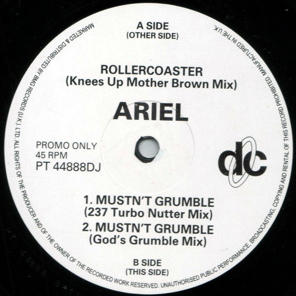 Ariel : Rollercoaster / Mustn't Grumble (12