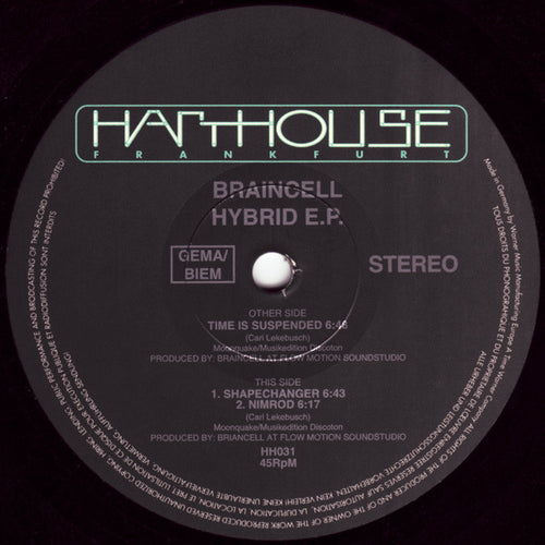 Braincell : Hybrid E.P. (12
