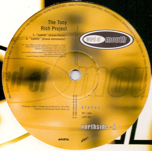 The Tony Rich Project : Leavin' (12