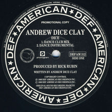Load image into Gallery viewer, Andrew &quot;Dice&quot; Clay : Dice (12&quot;, Promo)
