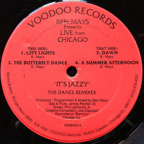 Ben Mays Presents Live From Chicago : It's Jazzy  (The Dance Remixes) (12