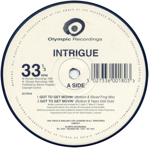 Intrigue (7) : Got To Get Movin' (12